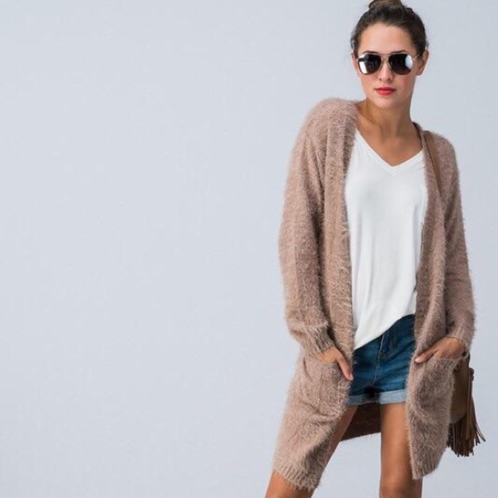 Taupe cardigan
